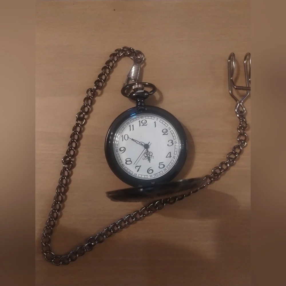 New Men's Brother Gift Pocket Watch with Chain